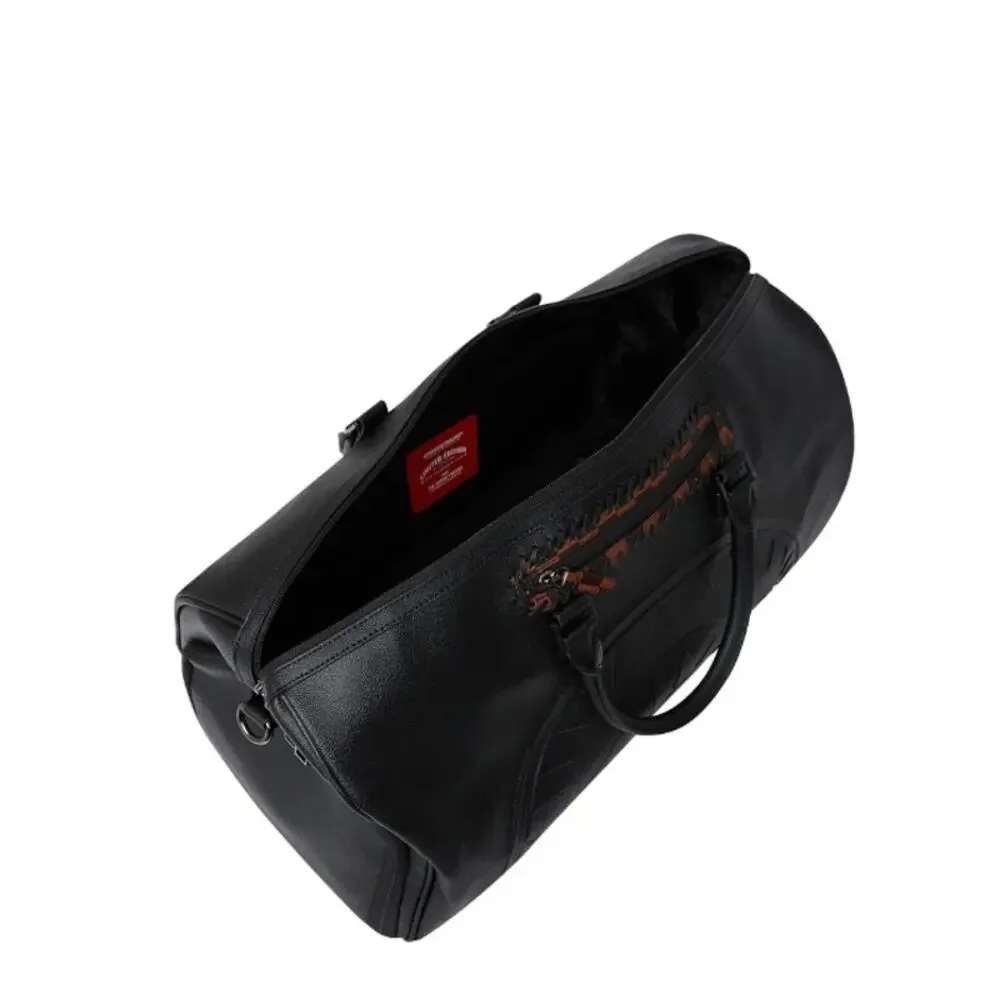 SPRAYGROUND Dose Of Check Deux Duffel Embossed Sharkbite Streetwear NWT